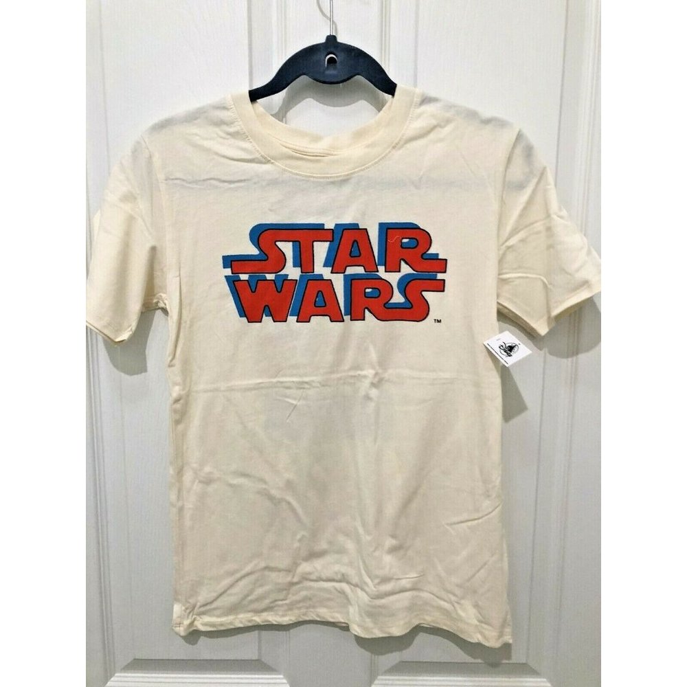 STAR WARS DISNEY PARKS SHORT SLEEVE XL YOUTH T-SHIRT LUKE SKYWALKER ON BACK